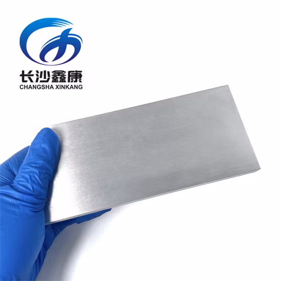 Cible de pulvérisation tubulaire planaire en aluminium Xinkang Al pour le prix de la valeur du revêtement PVD